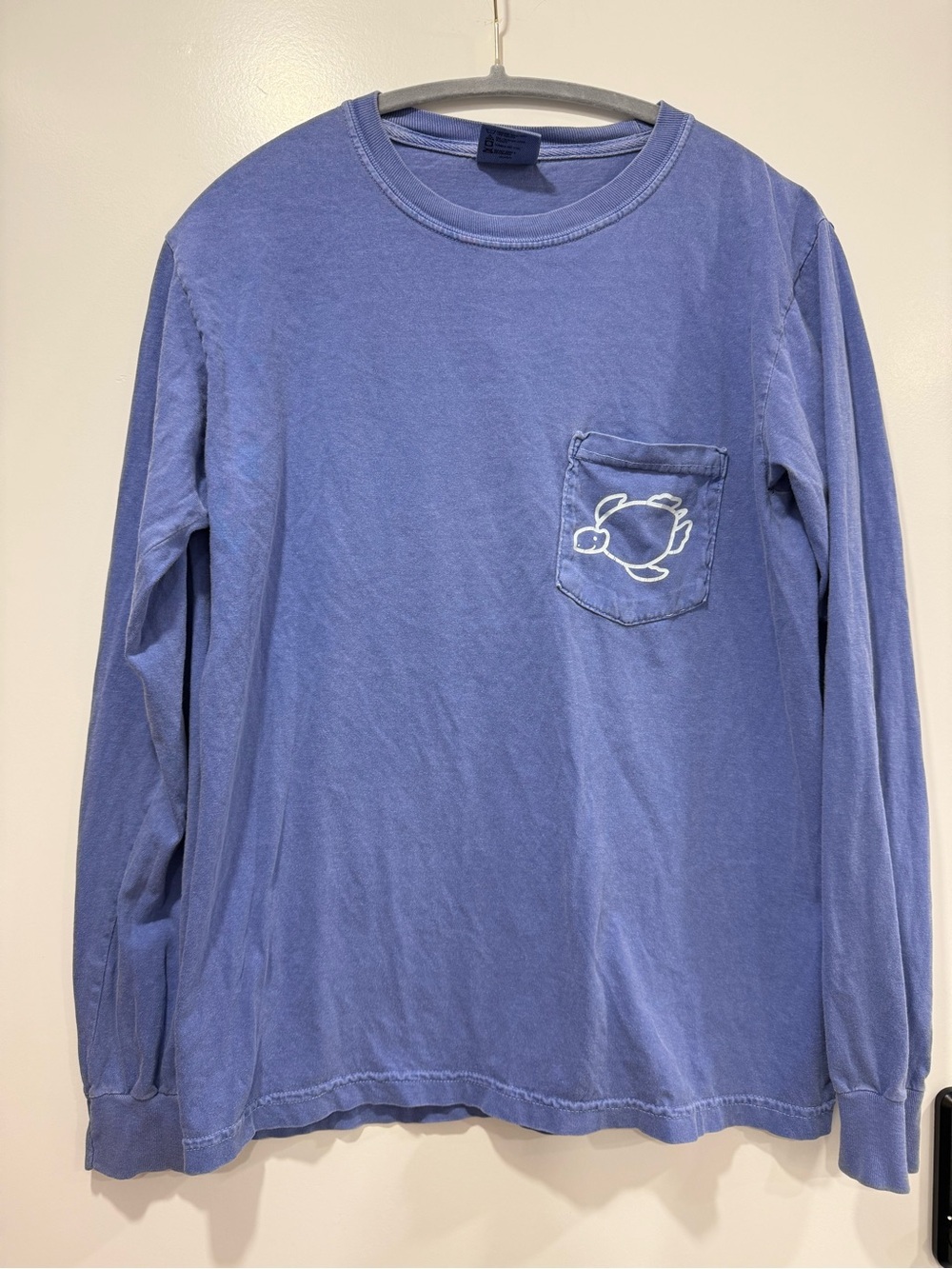 LN comfort colors by Chouinard Shelly cove blue small men’s women’s unisex